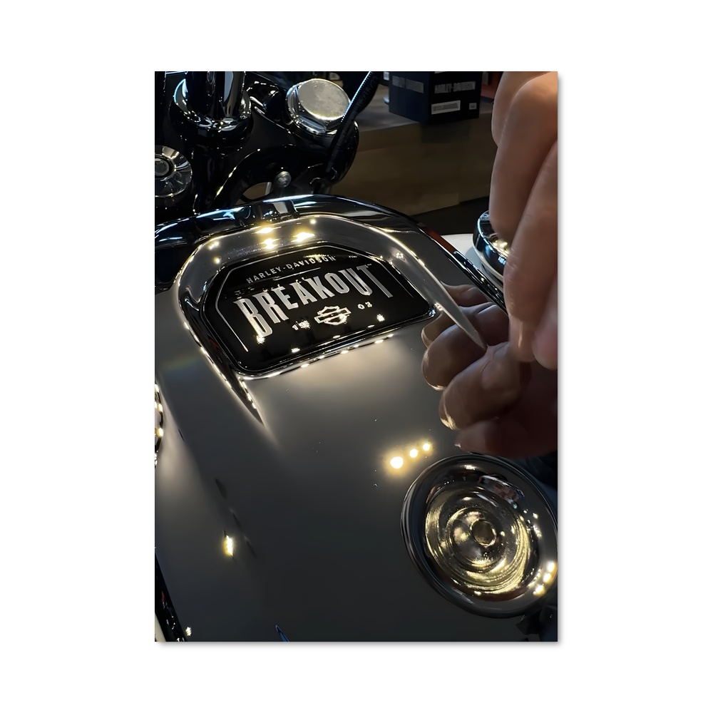 Poster L'Éclat de la Moto – affiche Harley-Davidson